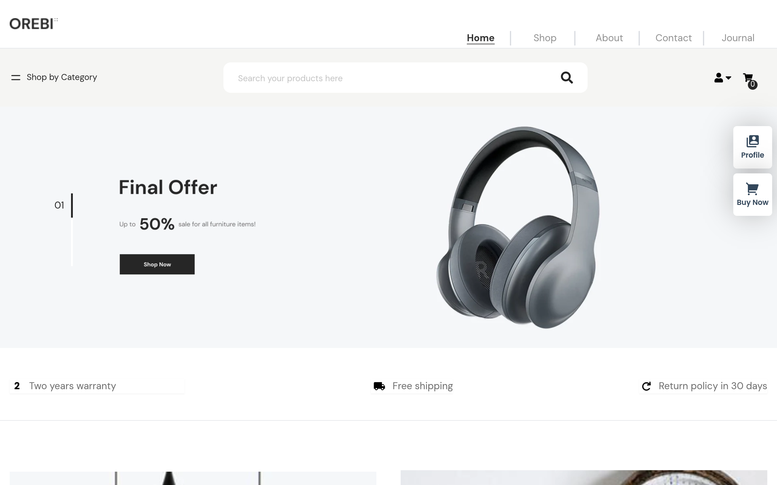 E-commerce Frontend preview